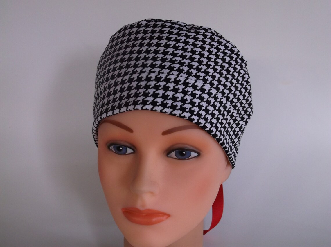 houndstooth scrub top