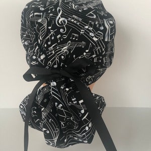 Windsong Ponytail - Womens lined surgical scrub cap, Nurse surgical scrub hat