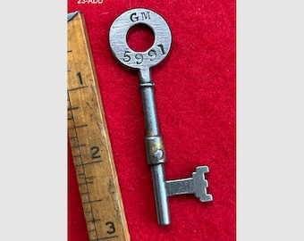 Asylum Skeleton Key - Genuine 1800's English Hospital Institution Key - High Grade A+ Key - Steampunk