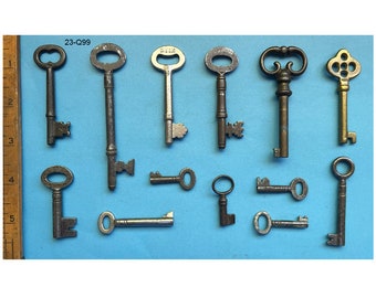 Ultra Rare Matching Set Louis Vuitton Skeleton Keys Genuine 