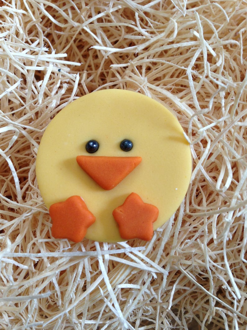 Edible Fondant Cupcake Cookie Toppers Farm Animals Etsy