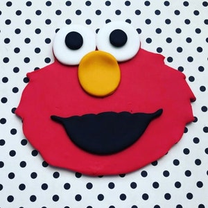 Elmo Inspired cake topper