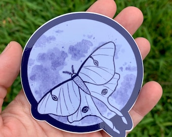 Luna Moth - vinyl sticker