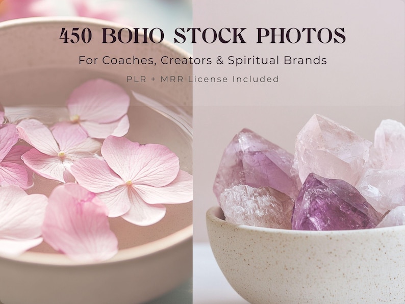 Stock photos for spiritual wellness brands and coaches.