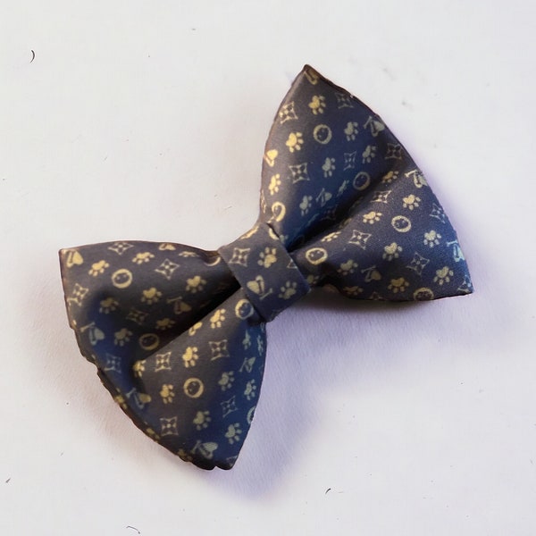 Chewy Vuitton Classic Dog Bow Tie, Wedding Dog Bow Tie or Special Occassion