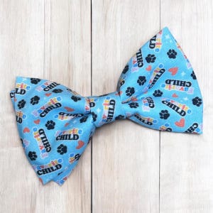 Favorite Child Dog Bow Tie, Mother's Day Gift, Handmade in USA
