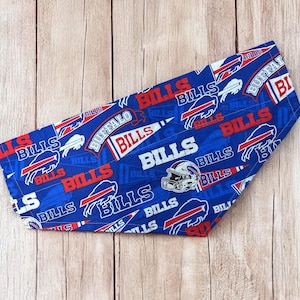 Buffalo Bills Dog Bandana: Game Day Pet Accessory, Handmade in USA