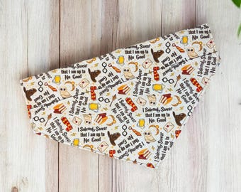 Pañuelo para perro mago, Tramando algo, Hecho a mano en EE. UU.