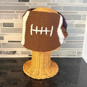 net twist headband with football design on side