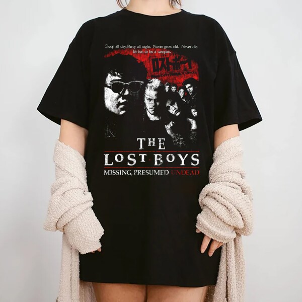 The Lost Boys Vampire Horror Movie Unisex Tee, Horror Shirt, The Lost Boys 80s, The Lost Boys 1987 T-Shirt