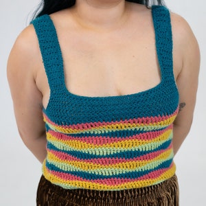Long Waves Crop Top