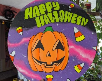 Feliz Halloween Calabaza Espacial