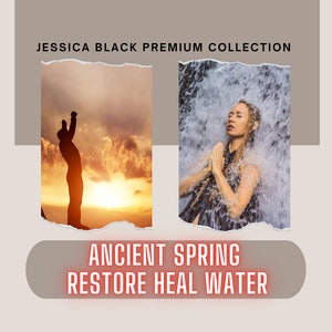 Healing Water Blessed From Ancient Spring - Divine Healing From Genie - Simply Blessed - Help Cure Sickness and Pain - Live Better