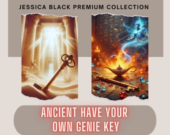Mystical Key Holding an Ancient Genie - Have Your Own Genie - Magic Key - Protection Spirit - Limited Supply - Grant Your Own Wishes