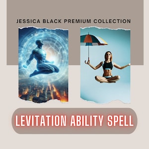 Ancient Genie&#39;s Powerful Levitate Ability Spell - Amazing Ability To Travel and Move Anywhere - Rare Ability - Power Levitate Float Spell