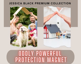 Bless Your Home And Family Protection Magnet By Powerful Genie - Rare Protective Magnet - Magnet For Safety - Home Blessing Magnet- Rare