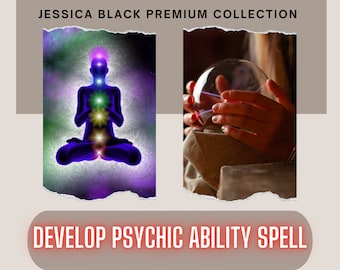 Unlock your Psychic Abilities Spell - Custom Psychic Development Spell - Become A Natural Psychic - Predict The Future - Strong Genie Spell