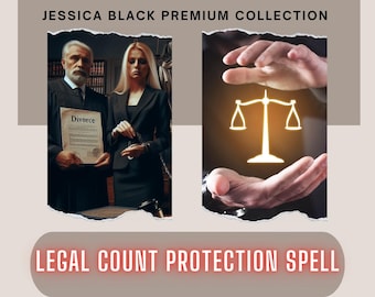 Personalized Legal Court Help Spell From Powerful Genie – Divorce And Criminal Trial Spell - Win Your Case Spell From Genie-Use on Any Case
