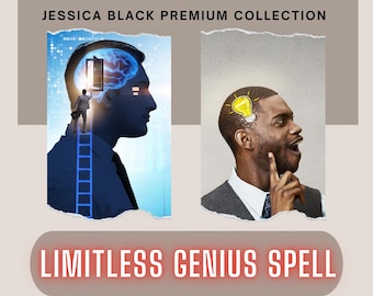 Spark of Brilliance – Genius Mind Inspiration Spell, Focus & Motivation, Custom Genie Ritual, Mental Clarity and Positive Energy