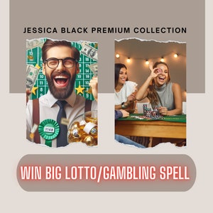 Win Big Lotto Gambling Fortune Spell Cast By Ancient Genie - Luck Spell - Casino Magic - Personalized Life Changing Spell - Fast Casting