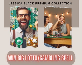 Win Big Lotto Gambling Fortune Spell Cast By Ancient Genie - Luck Spell - Casino Magic - Personalized Life Changing Spell - Fast Casting