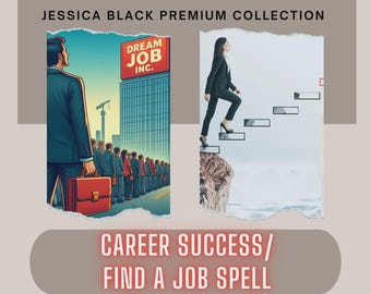 Get a Job Spell - Job Interview Confidence Casting - Promotion Spell - Career Clarity Ritual - Custom Casting by Jessica Black