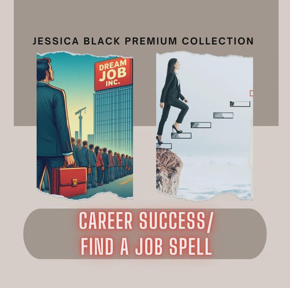 Get a Job Spell - Job Interview Confidence Casting - Promotion Spell - Career Clarity Ritual - Custom Casting by Jessica Black