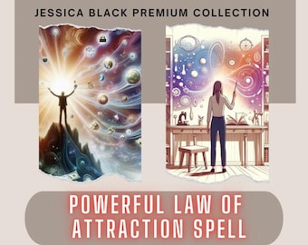 Law of Attraction Spell From Powerful Genie - Get Anything You Want- Success Spell -Ancient Universal Law-Happiness and Manifestation Law