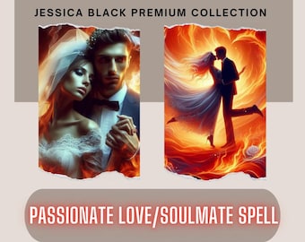 Flames of Passion Romance Spell - Love Energy and Soul Connection - Future Commitment and Harmony Casting by Powerful Genie