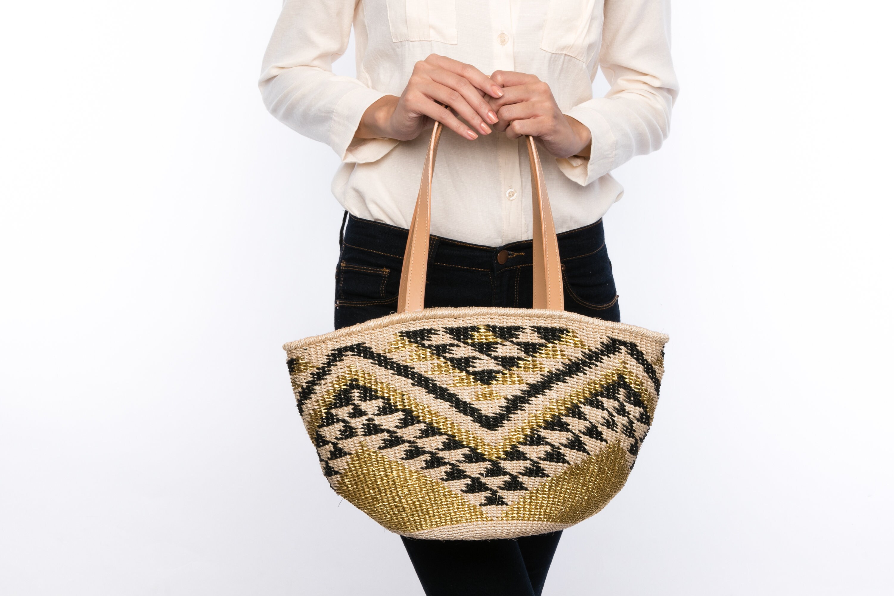 woven beach bolsa