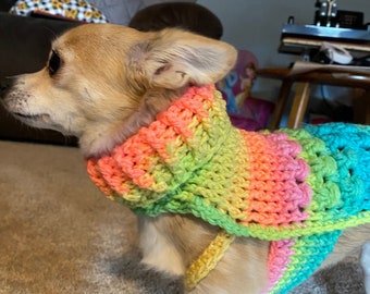 PATRÓN - Suéter Chihuahua Crochet