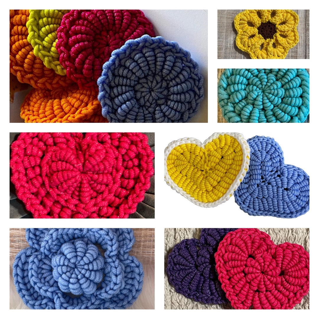 Scrubology Scrub It Bundle 7 Crochet Patterns for Face, Dish Scrubbies