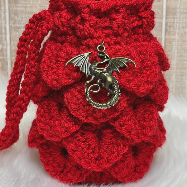 Dice, Marble, Treasure Bag Crochet Pattern: Gamer Gift (PDF Download)