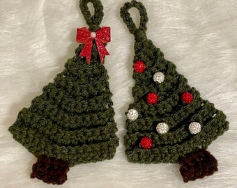 MOTIF - Ornement d’arbre de Noël au crochet