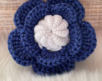PATTERN - Flower Power Scrubby Crochet Pattern