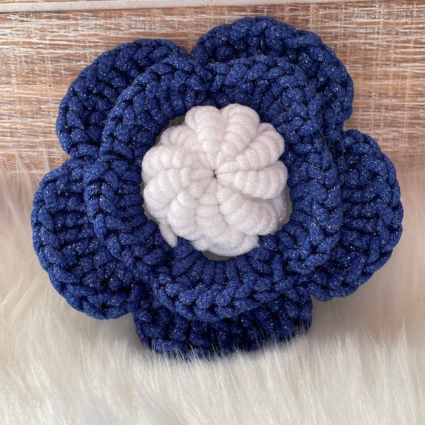 PATTERN - Flower Power Scrubby Crochet Pattern