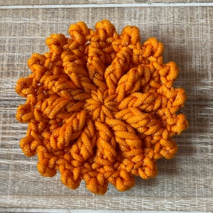 Waterlily Scrubby Crochet Pattern – Exfoliating Dish & Face Scrubber (PDF)