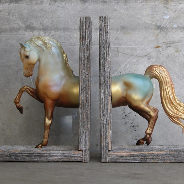EQUINE COLLECTION morgan paardenboekensteun in ombre metallic