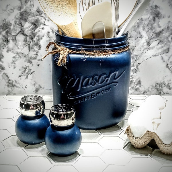 Navy Blue Kitchen Decor - Etsy