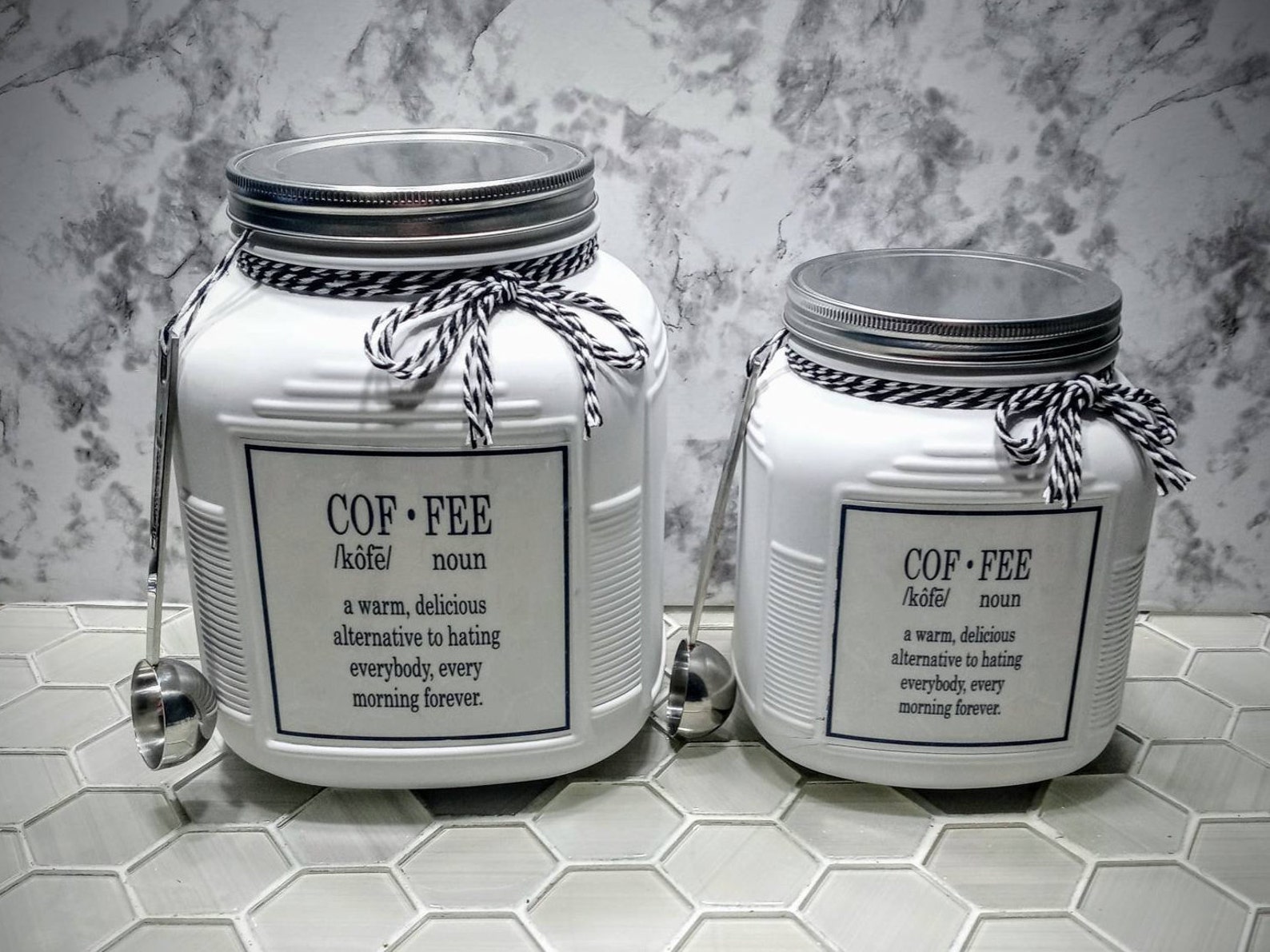 Coffee Canisters Canisters Set for Kitchen Canisters Sets Etsy