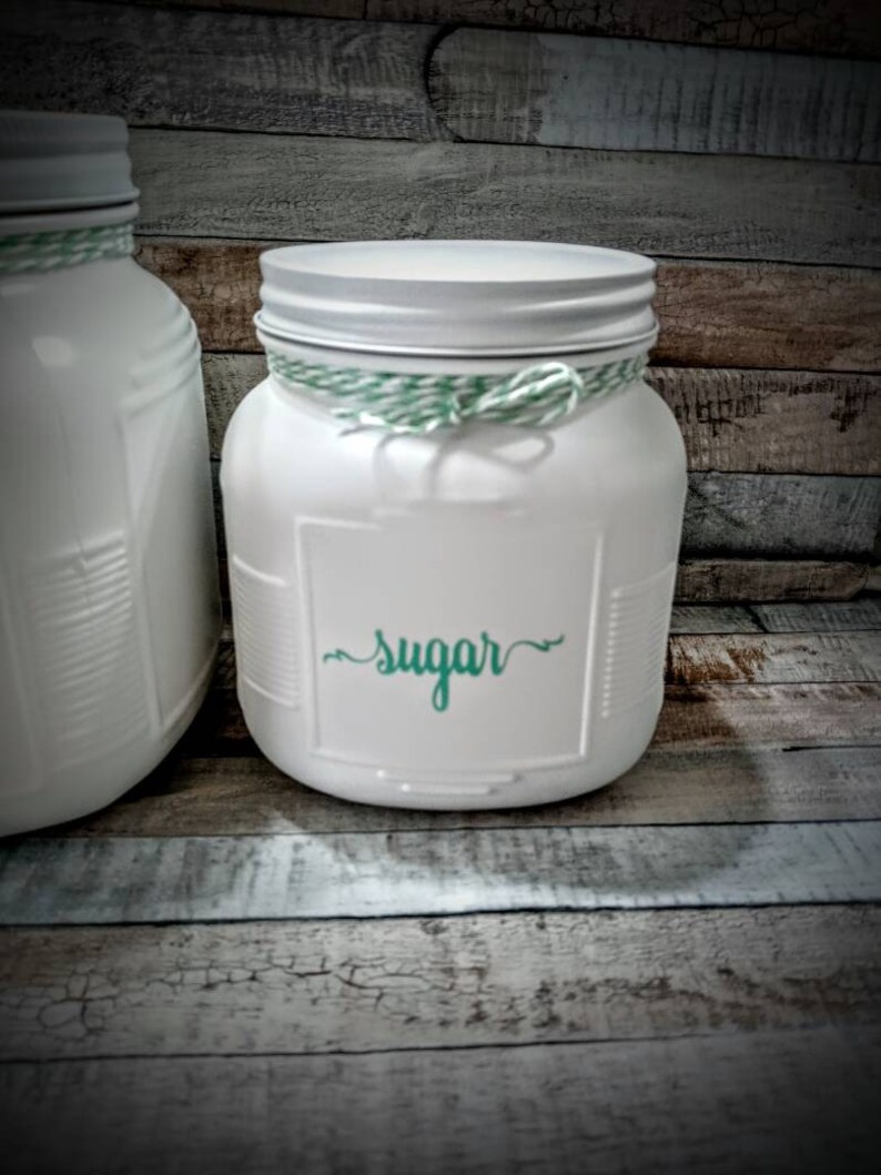 Rustic Modern Farmhouse Coffee Canister Coffee Storage Etsy