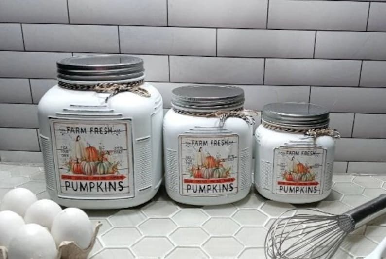 Kitchen Canisters Kitchen Canisters Set Kitchen Canisters Etsy