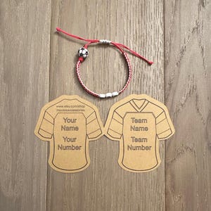 Personalized Soccer Team Bracelet,  Soccer gift For Kids, Fundraiser Bracelet