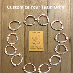 Personalized Baseball Team Bracelet: Paracord Sports Gift for Kids
