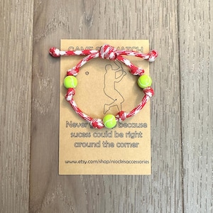 Tennis Ball Charm Bracelet, Sports Team Gift For Kids, Tennis Gift For Tennis Player