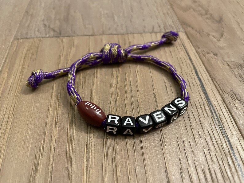 Custom Football Team Bracelet, Back to School Gift for Kids Etsy