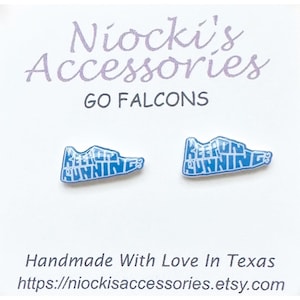 Personalized Running Shoe Stud Earrings: Track & Field Gift
