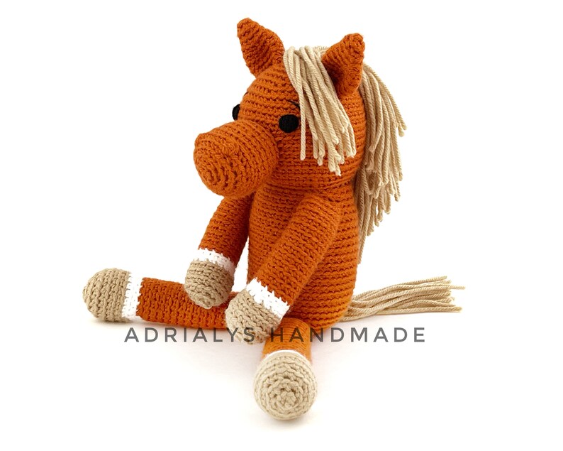 Crochet Horse Horse Amigurumi Crochet Animals Crochet Toy Etsy
