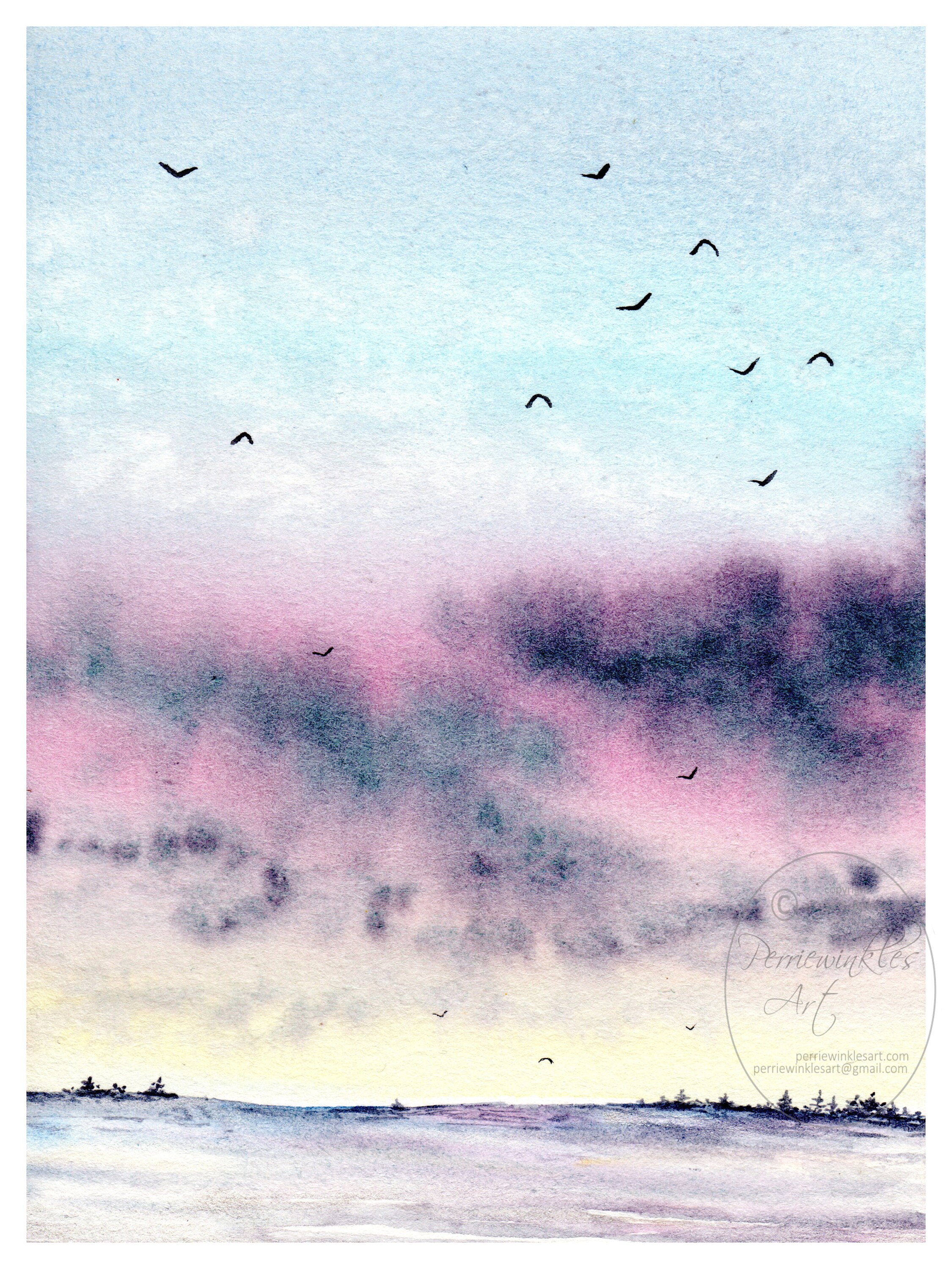 Sky　アメリ　WATERCOLOR PAINT FLORAL 72A340B7-FBB9-464D-A607-