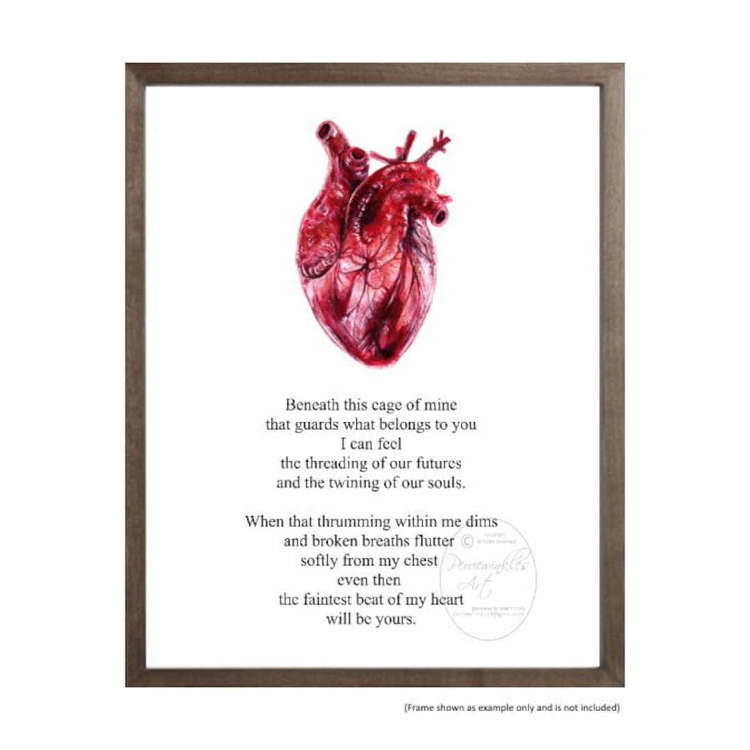 Original Poem, Poetry, Human Heart, Anatomical Heart, Dark Art